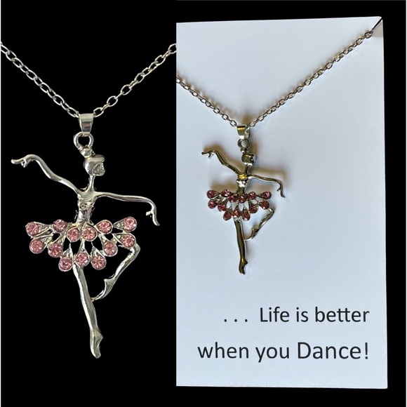 🆕 Ballerina Necklace - Pink - Picture 6 of 16